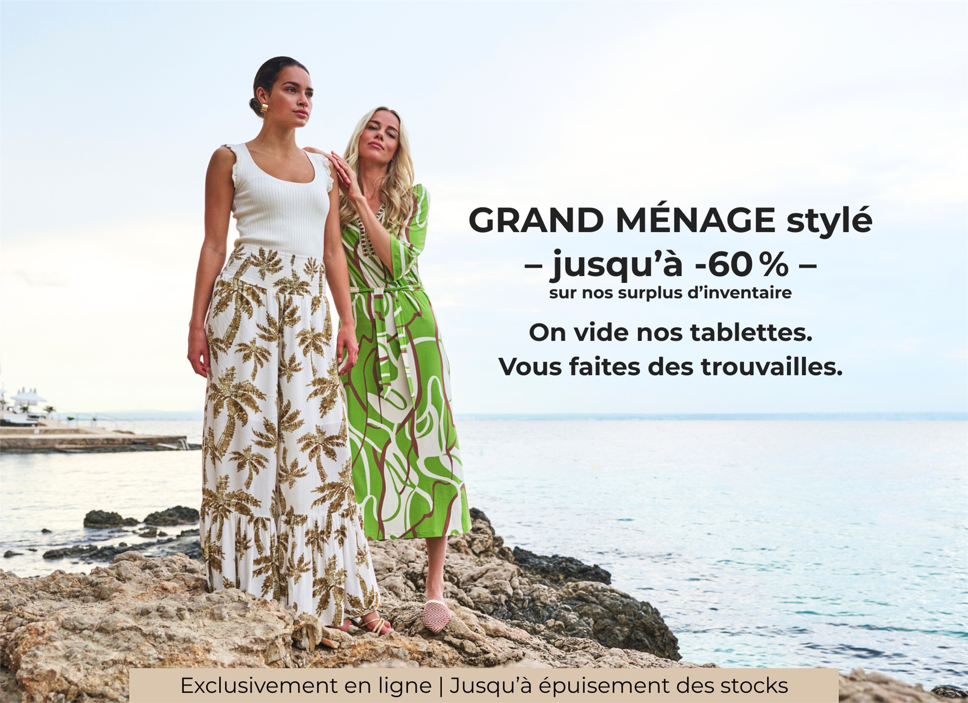 Rabais massifs en ligne